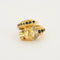 Bague 56 Bague Féline 58 Facettes LP679/10