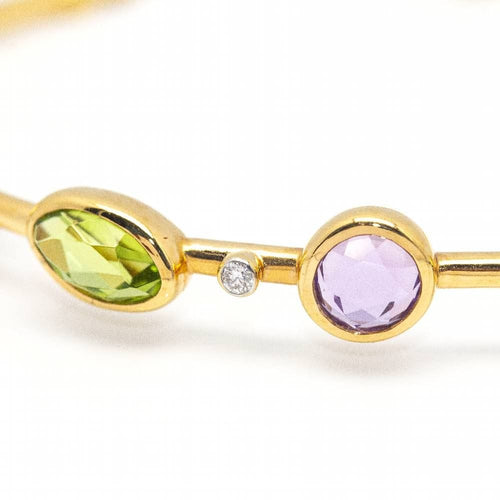 Bracelet Bracelet diamant et pierres précieuses 58 Facettes D362069SO