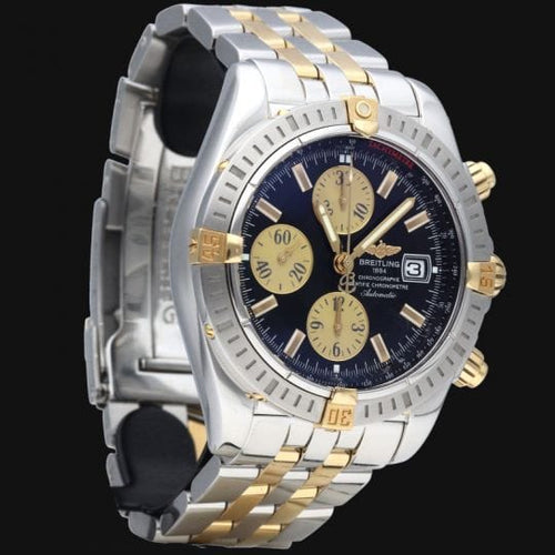 Montre Montre chronographe Breitling Chronomat Evolution 58 Facettes MT42121