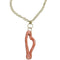 Collier Pendentif corail avec chaîne en or jaune 58 Facettes COV1259