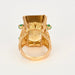 56.5 Bague citrine émeraudes 58 Facettes 32600168