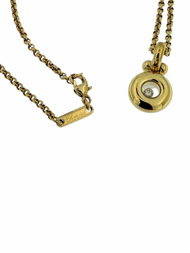 CHOPARD - Geelgouden ketting Happy Diamonds 