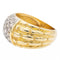 48 Bague Jonc Or jaune, Or blanc Diamant 58 Facettes 1649333CN