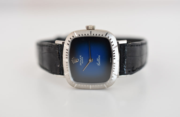 Montre ROLEX - Montre femme Cellini, réf. 4082/9, or blanc 18 carats, Circa 1970 58 Facettes RO-100