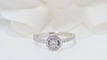 Bague 53 Bague solitaire Messika en or blanc et diamants 58 Facettes 32036