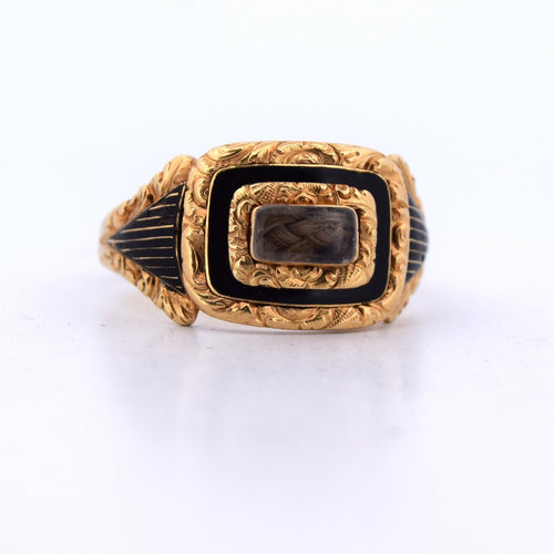 Bague 64 'MORNING RING' EN OR JAUNE 18 KT 58 Facettes