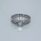 Bague Bague Solitaire Or blanc Diamants 58 Facettes