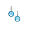 BULGARI - Boucles d'oreilles Parentesi Cocktail topaze bleue 58 Facettes