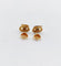 Boucles d'oreilles Puces d'oreilles vintage style art nouveau en or 18k et saphirs 58 Facettes A06585