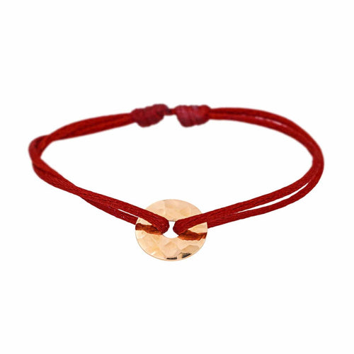 Bracelet Dinh Van  Bracelet Cordon Pi Or rose 58 Facettes 4501063CN