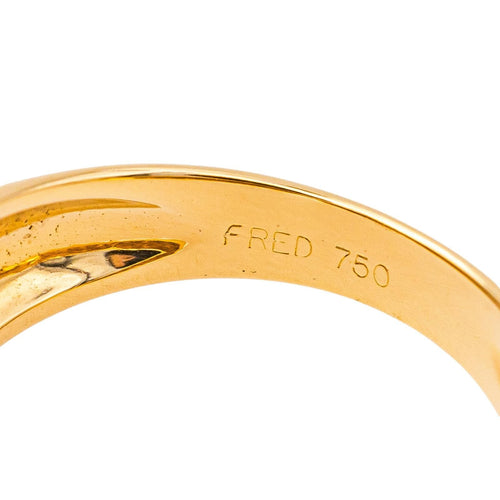 Bague 52 Fred Bague  Or jaune Perle 58 Facettes 4410631CN