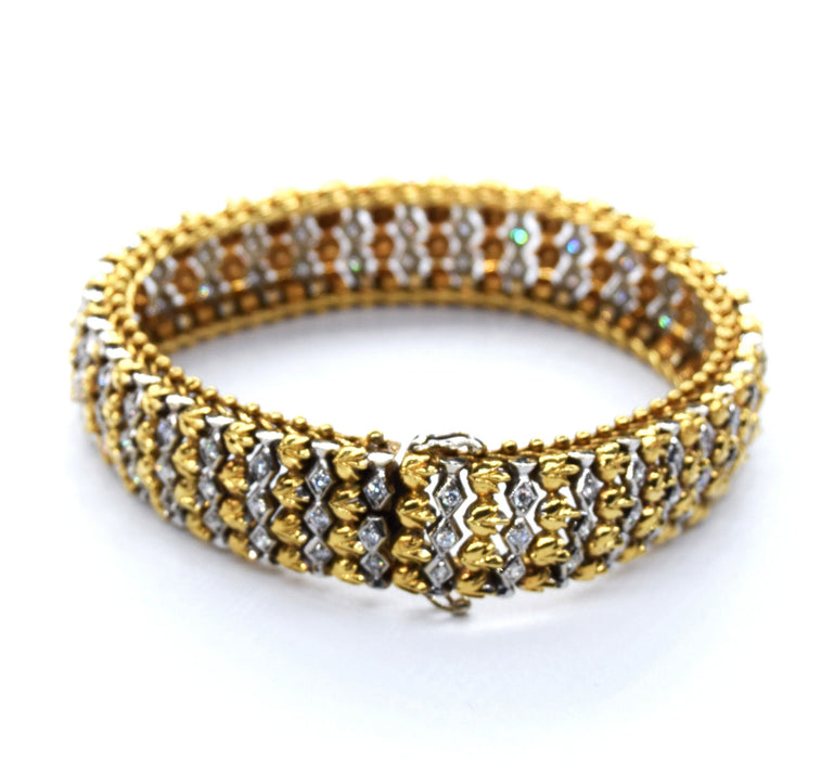 Bracelet Bracelet en diamant des années 60 58 Facettes