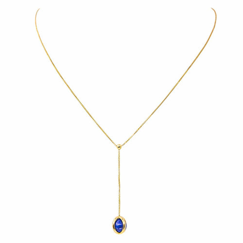Collier  Or jaune Lapis lazuli 58 Facettes 4242571CN