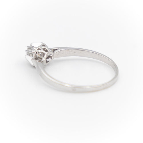 Bague 64 Bague Solitaire Or blanc Diamant 58 Facettes 1875648CN