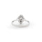 Bague Bague en or blanc en forme de losange sertie de diamants de 0,20 carat 58 Facettes 17362