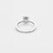 Bague 53 Solitaire or gris et diamant 1.10ct, F, VVS2 58 Facettes 250014