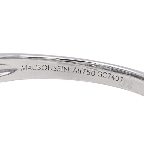 Bague 54.5 Mauboussin Bague Chance of love Or blanc Diamant 58 Facettes 4037463RV