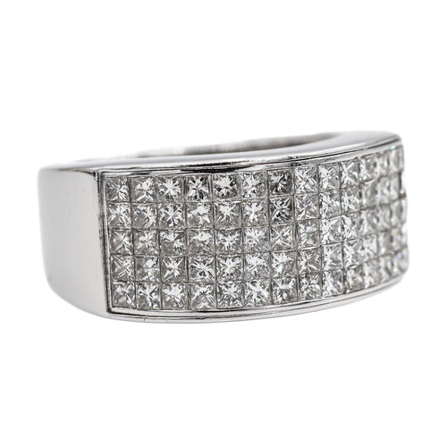 Bague 54 Bague Or blanc Diamant 58 Facettes 3017711RV