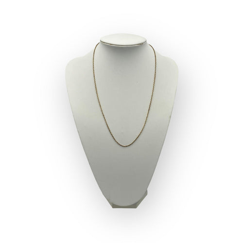 Collier Chaîne longue or jaune maille forçat 58 Facettes 149057006