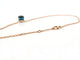 Collier collier POMELLATO nudo petit pendentif or rose 18k & topaze 58 Facettes 266329