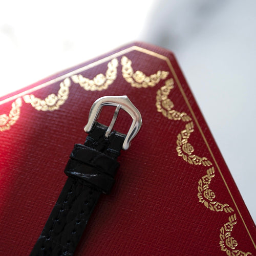 Montre CARTIER - Baignoire Mini or blanc et diamants 58 Facettes