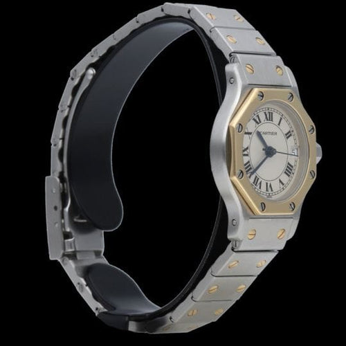Montre Cartier Montre Santos Ronde Octagon 58 Facettes MT43078