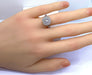 Bague 51 Bague en or blanc 18 carats, diamant 1,22 carat couleur E blanc exceptionnel 58 Facettes AB409