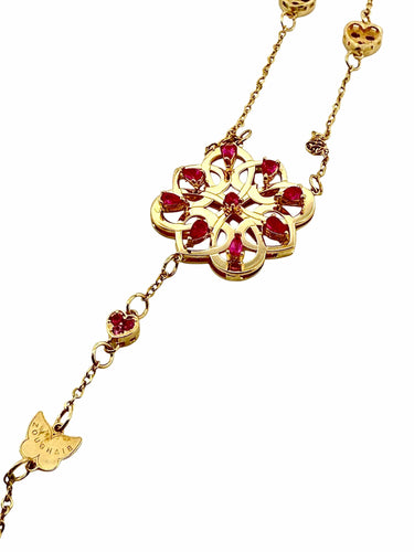 Boucles d'oreilles Collier et Boucles d’oreilles en or jaune 18 carats 58 Facettes