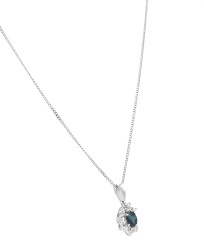 Collier Collier diamants & saphirs 58 Facettes 4046