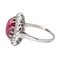 Bague 51 Bague  Pompadour  Platine Rubis, Diamant 58 Facettes 4387241CN