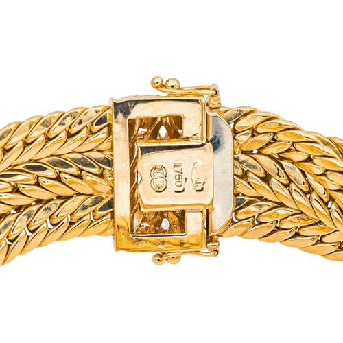 Bracelet Bracelet Maille anglaise Or jaune 58 Facettes 4667000CN