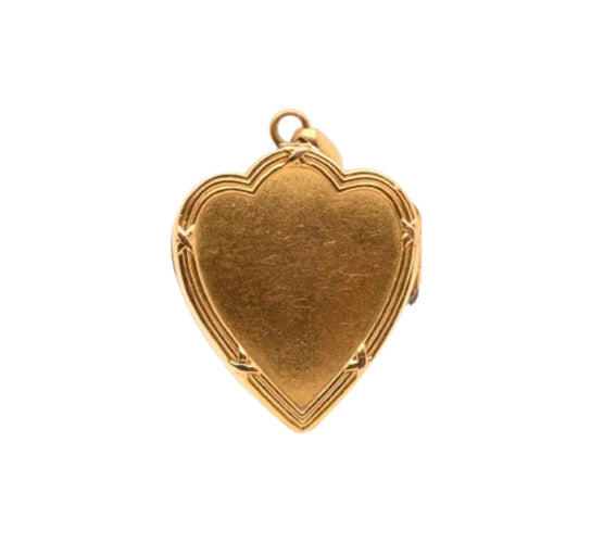 Pendentif Médaillon photo doré 58 Facettes