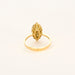 Bague 51 Marquise or jaune diamants 58 Facettes