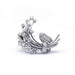 Broche Broche or blanc platine et diamants 58 Facettes 190142R