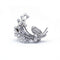 Broche Broche or blanc platine et diamants 58 Facettes 190142R