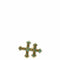 Broche Broche Croix de Lorraine Yellow Gold 58 Facettes