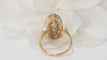Bague 53.5 Bague marquise en or bicolore et diamants 58 Facettes 32032