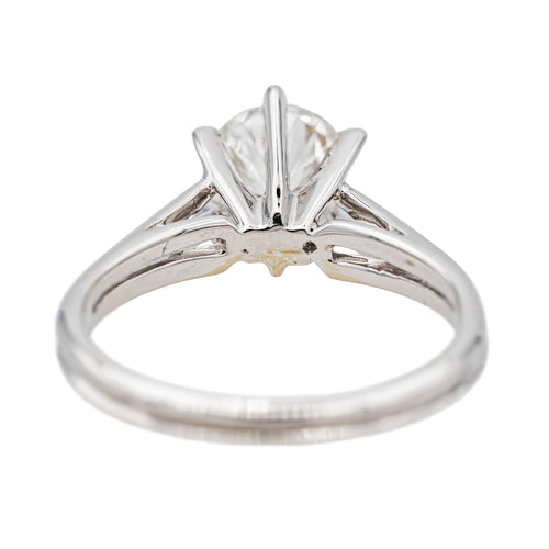Bague 47.5 Bague Solitaire Or blanc Diamant 58 Facettes 3503220CN