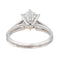 Bague 47.5 Bague Solitaire Or blanc Diamant 58 Facettes 3503220CN