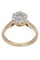 Bague Bague fleur diamants 58 Facettes 087781