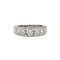 Bague 54 Bague - Or blanc et diamants 58 Facettes 1063