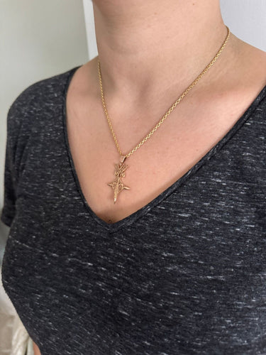 Pendentif Pendentif Croix du Sud or rose 58 Facettes