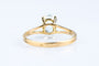 Bague 53 Bague or jaune, aigue-marine 1,11 ct 58 Facettes BGAIGCC1145-107