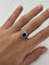 Bague 54 Bague marguerite or blanc saphir 2 ct et diamants 0,90 ct 58 Facettes 843