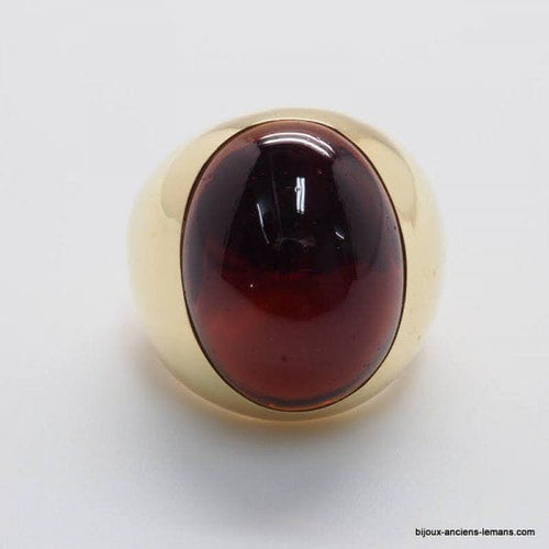 POMELLATO - Yellow gold garnet ring 
