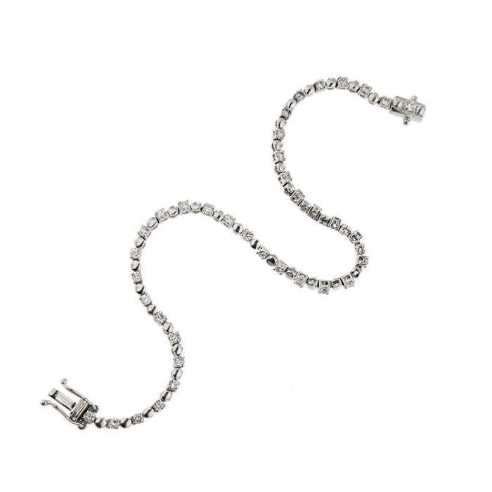 Bracelet Bracelet tennis avec diamants 58 Facettes 22261