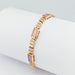 Bracelet Bracelet en or rose diamants et nacre 58 Facettes 30456