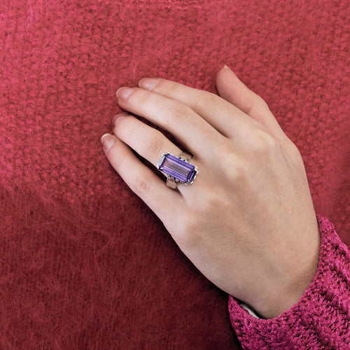 Bague Bague L'Améthyste 58 Facettes LP1088/14