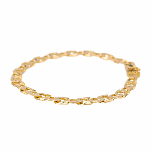 Bracelet Caplain Saint André Bracelet  Or jaune Saphir 58 Facettes 3784957CN