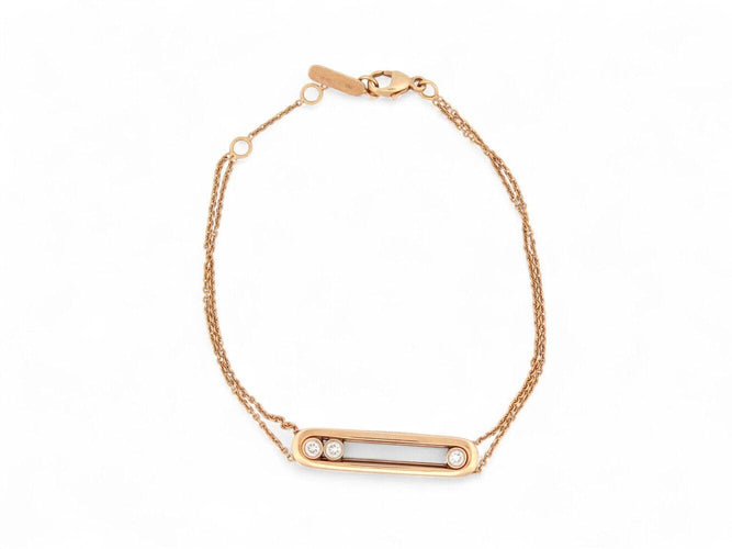 Bracelet bracelet MESSIKA move classique 03996-yg or rose 18k & 3 diamants 58 Facettes 271441